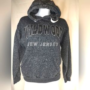 Super Blingy Wildwood NJ Women's Small Hoodie by Jon Lauren